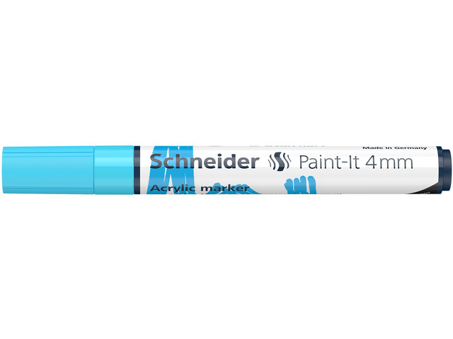 Acryl Marker Schneider Paint-it 310 4mm pastel blauw