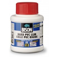 Bison hard PVC lijm 250ml (met kwast)
