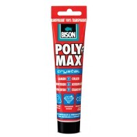 Bison poly max crystal transparant tube 100g
