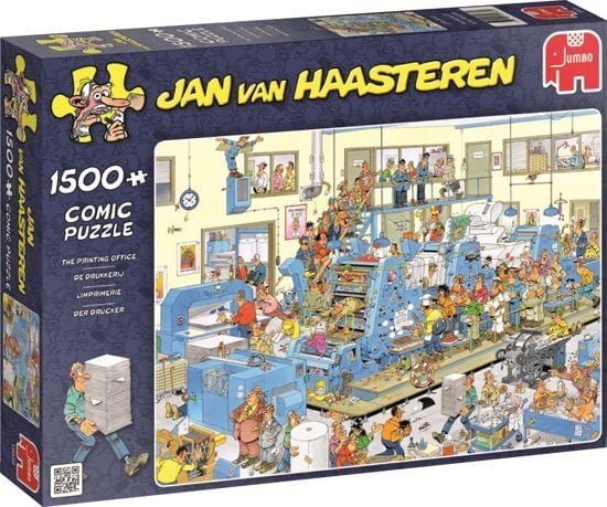 Puzzel Jan van Haasteren De drukkerij 1500 stukjes (online uitverkocht)