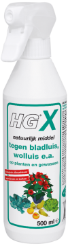 HGX natuurlijk middel tegen bladluis, wolluis e.a. insecten op planten en gewassen
