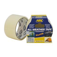 HPX All Weather Tape transparant 48mm x 5m