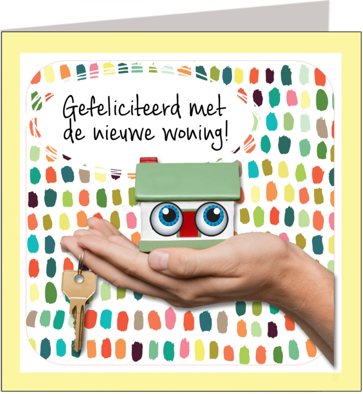 Felicitatiekaart Nieuwe woning