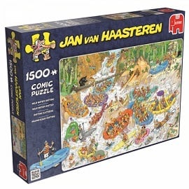 Puzzel Jan van Haasteren Wild water raften 1500 stukjes (online uitverkocht)