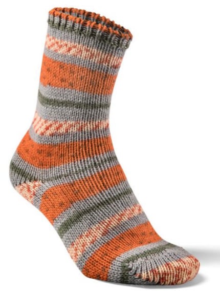 gekleurde wollen sokken