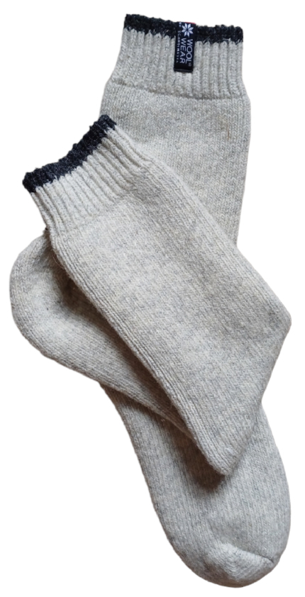Eskimo sokken: ivoor