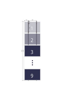 Clickfit EVO pannendak montageset landscape voor 9 panelen 177,2x113,4cm. Alleen samen met panelen te bestellen!