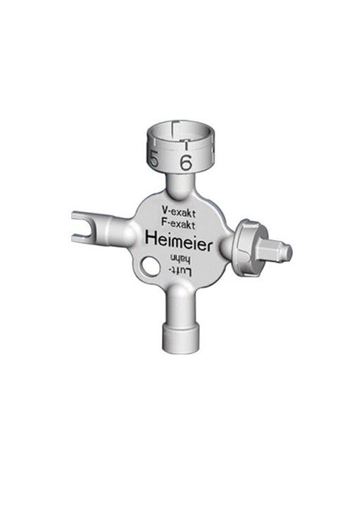 Heimeier V/F-Exakt therm. kraan aluminium instelsleuteltje