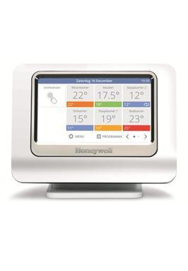 Evohome Evotouch bedieningspaneel met kleuren LCD scherm, touchscreen