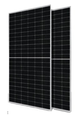 JA Solar zonnepaneel mono half-cell, Percium 500Wp, 2093x1134x30mm, aluminium frame, wit laminaat