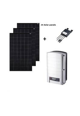 PV-systeem 22x JA-Solar 420Wp geheel zwart + S440 optimizer & SE9K-3PH