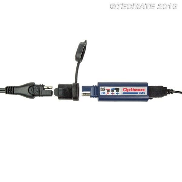 TECMATE OPTIMATE O-100 USB SAE-STICK MET ACCUBESCHERMING
