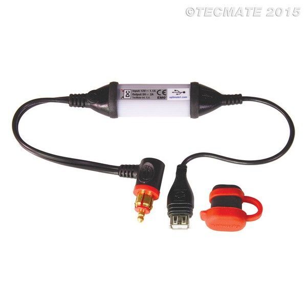 TECMATE OPTIMATE O-104 USB intelligent weatherproof USB charger 90 degree