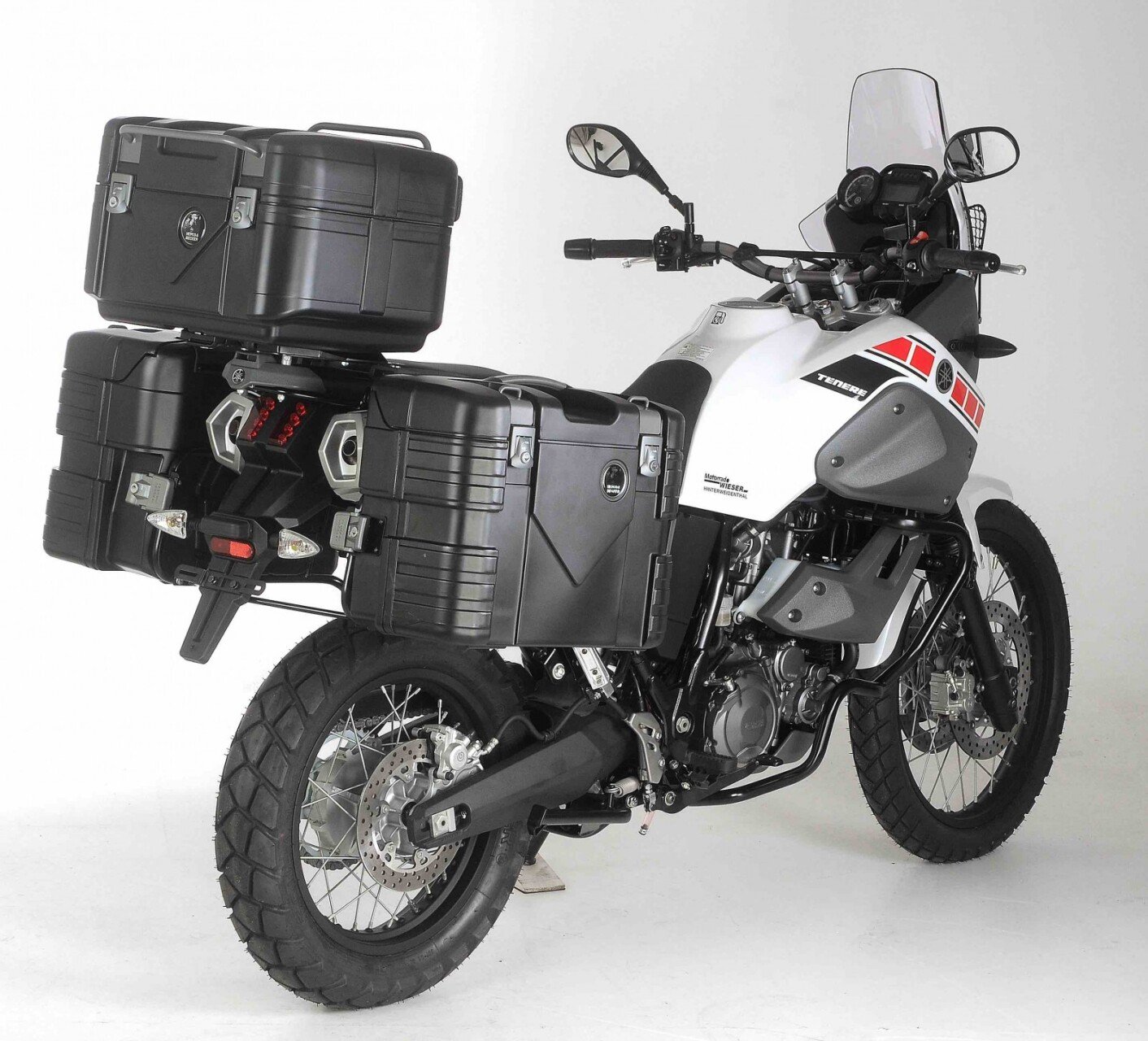 SIDECARRIER Permanent BLACK FOR YAMAHA XT 660 Z TNR ABS FROM 2008--2006