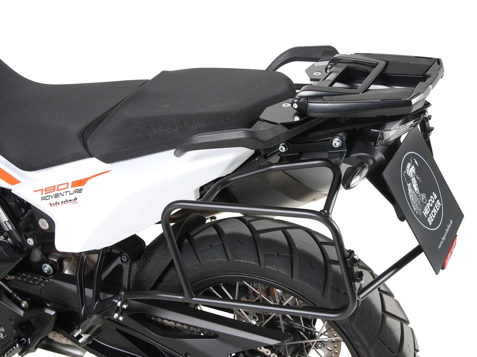 SIDECARRIER PERMANENT MOUNTED - BLACK FOR KTM 790 ADVENTURE/R (2019-)