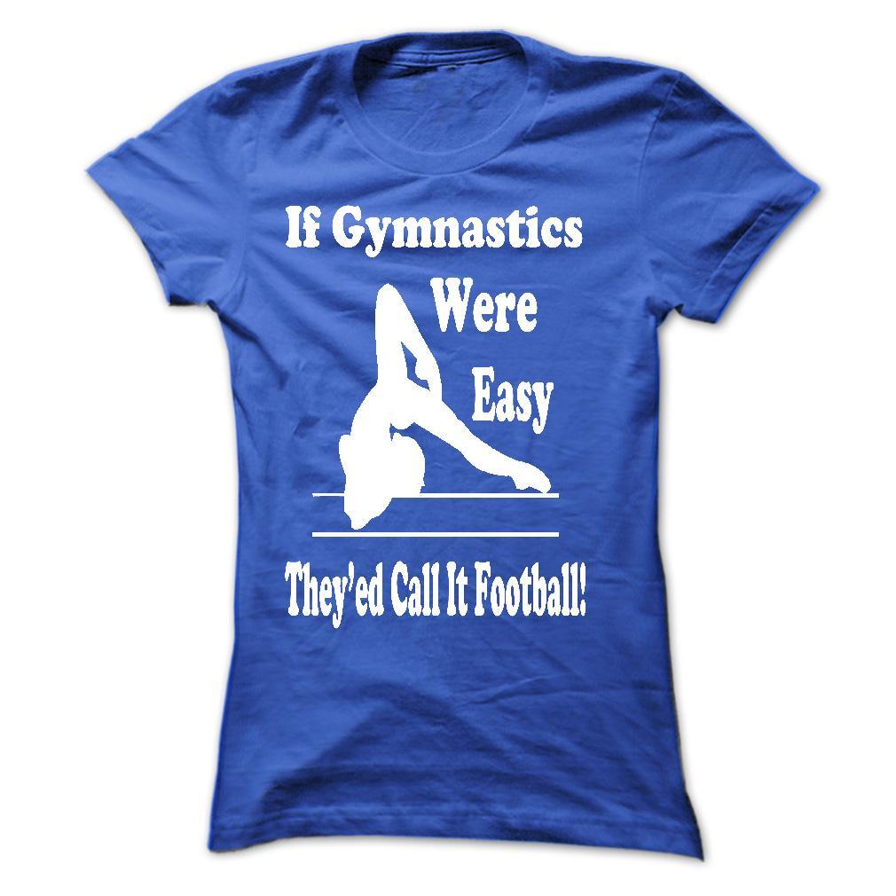 T-shirt - If Gymnastics were - Blue