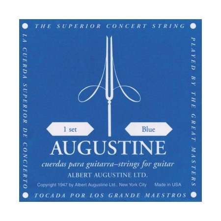Augustine Blauw hard tension snarenset voor klassieke gitaar