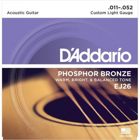 Daddario EJ26 snarenset voor akoestische western gitaar