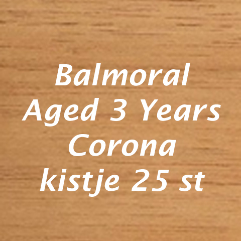 Balmoral Aged 3 Years  Corona