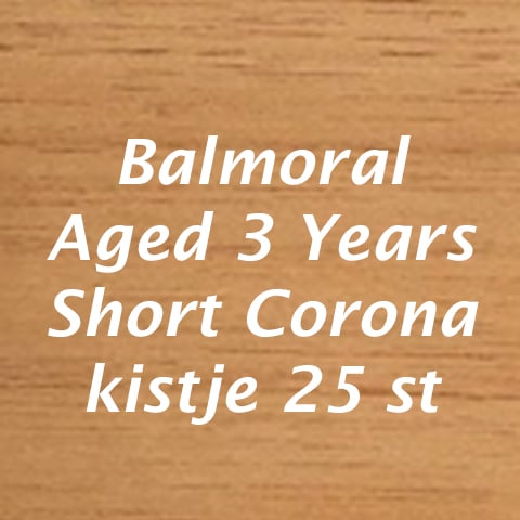 Balmoral Aged 3 Years Short Corona