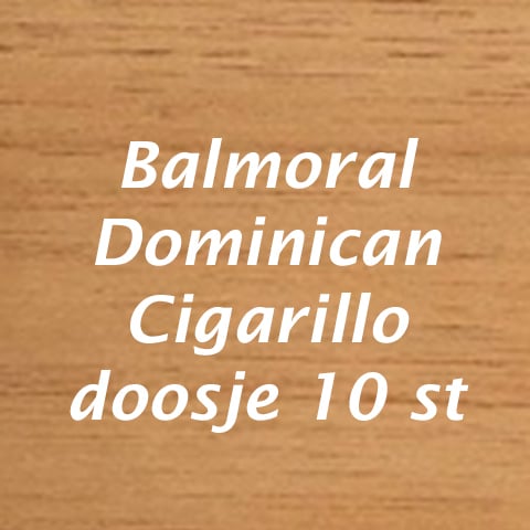 Balmoral Dominican cigarillos