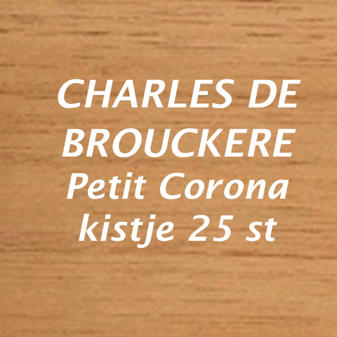CHARLES DE BROUCKERE  Petit Corona