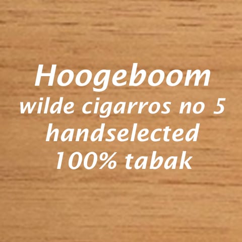 Hoogeboom Wilde Cigarros No 5