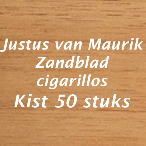 Justus van Maurik zandblad cigarillos