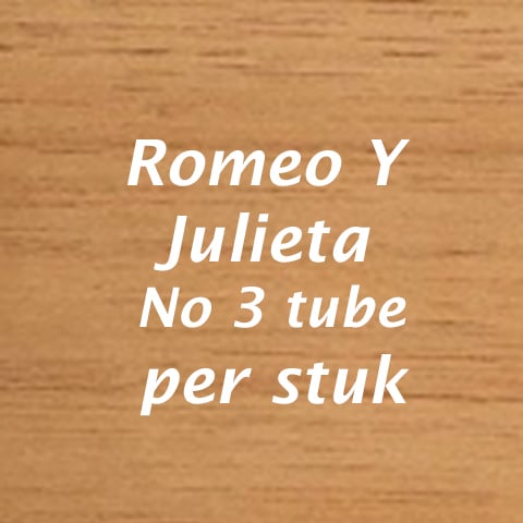 Romeo y Julieta No 3 alluminium tubos
