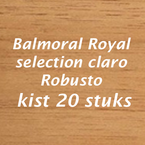 Balmoral  Royal Selection claro robusto