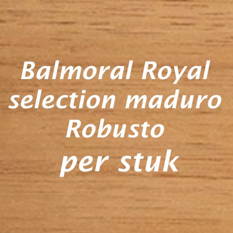 Balmoral  Royal Selection maduro robusto