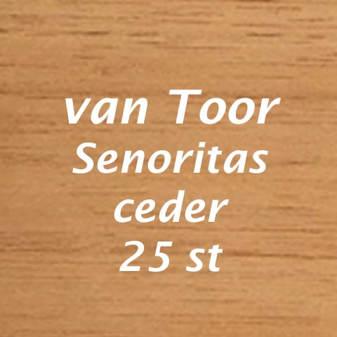 Van Toor senoritas 25 ceder