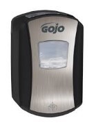 Gojo LTX zeepdispenser 700ml. No-touch chroom/zwart