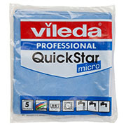 Vileda Professional QuickStar Micro blauw (5 pack)