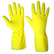 Huishoudhandschoen M - geel