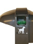 Afvalbak Cibeles 50 ltr met cassette voor hondenpoepzakjes