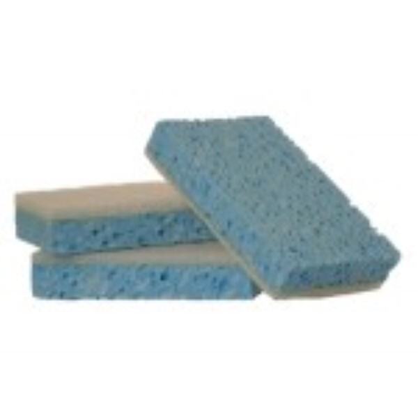Spontex spons blauw/wit wit schuurpad