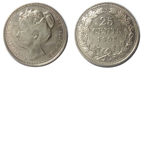 25 cent 1903  Koningin Wilhelmina