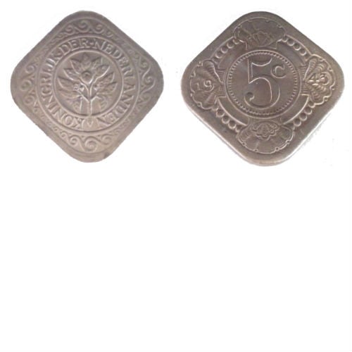 5 cent 1943 Koningin Wilhelmina
