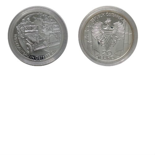 Oostenrijk 20 euro 2003 zilver Proof