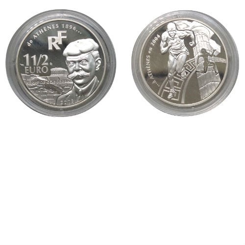 Frankrijk 1½ euro 2003 zilver Proof
