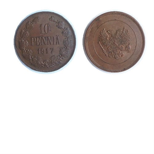 Finland 10 pennia 1917