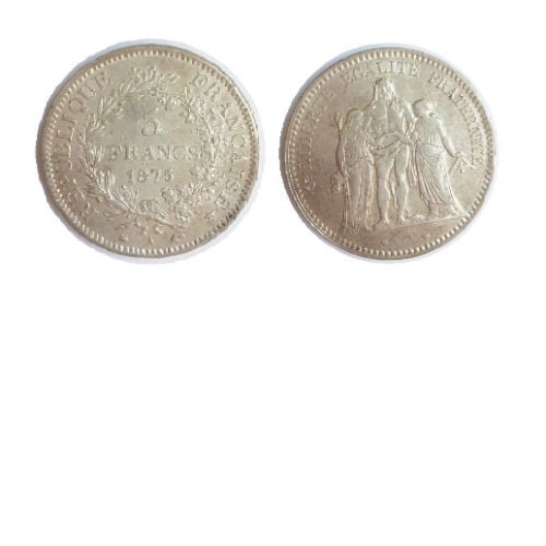 Frankrijk 5 francs 1875 A