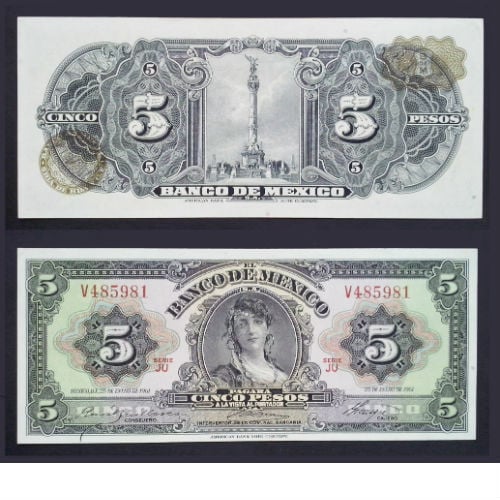 Mexico 5 Pesos 1961