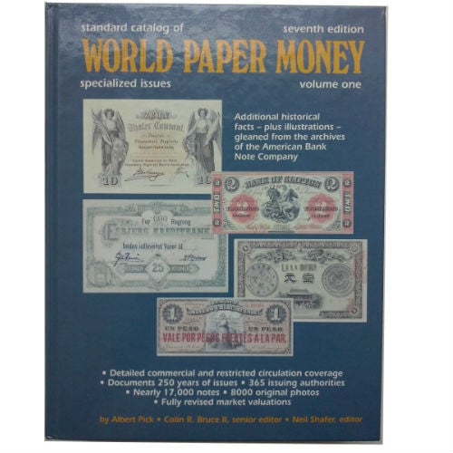 Pick World Paper Money Vol. 1 papiergeldcatalogus