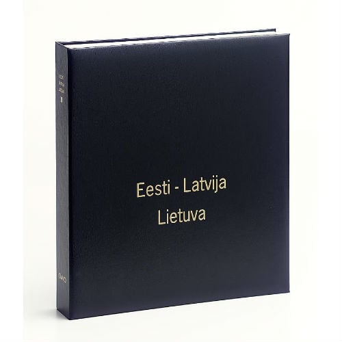 Davo Baltische Staten luxe postzegelalbum met cassette deel IV