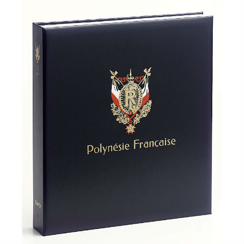 Davo Frans Polynesië luxe postzegelalbum met cassette deel III