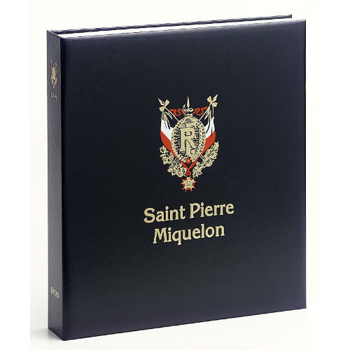 Davo St. Pierre en Miquelon luxe postzegelalbum met cassette deel II