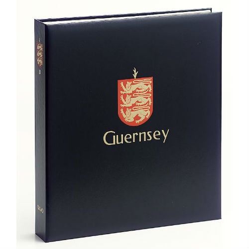 Davo Guernsey  luxe postzegelalbum met cassette deel III