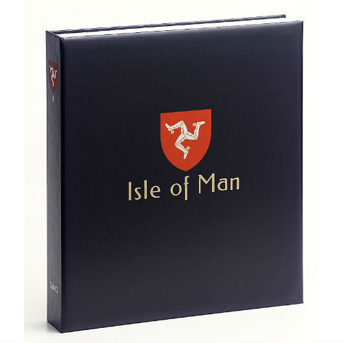 Davo Isle of Man  luxe postzegelalbum met cassette deel III